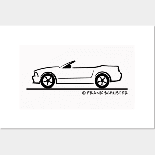 2004 - 14 Mustang Convertible Posters and Art